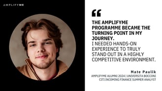 How Practical Experience Helped Me Secure A Role At Citi